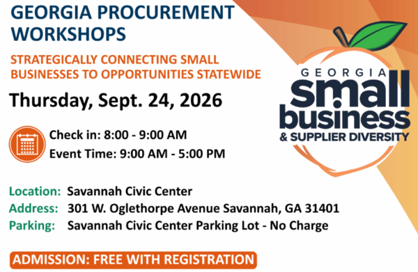 Georgia Procurement Workshop Flyer