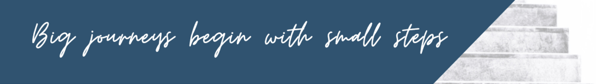 Small Steps Quote Header